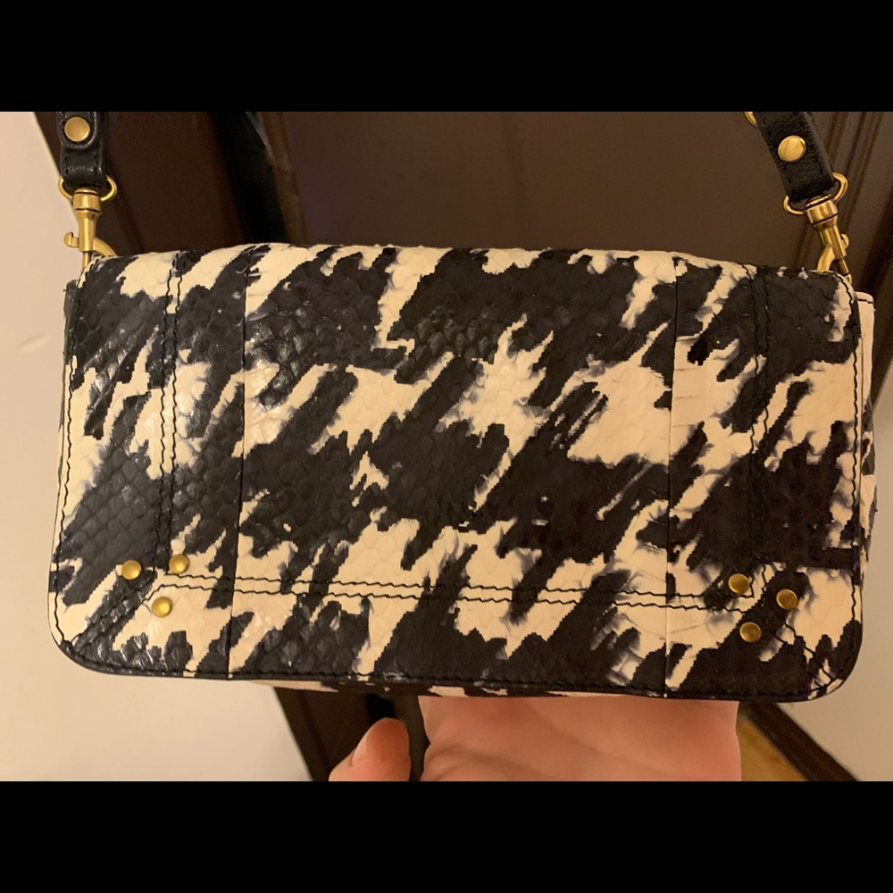 Jerome Dreyfuss Black & White Bob handbag